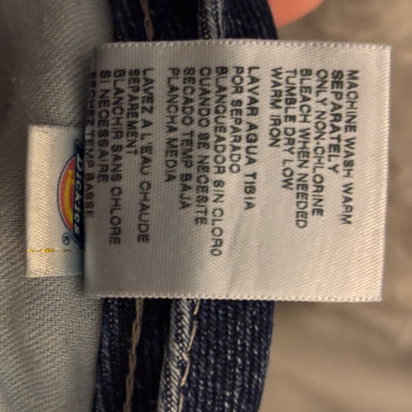 Dickies Dark Wash Mid Rise Jeans - Picture 5 of 5